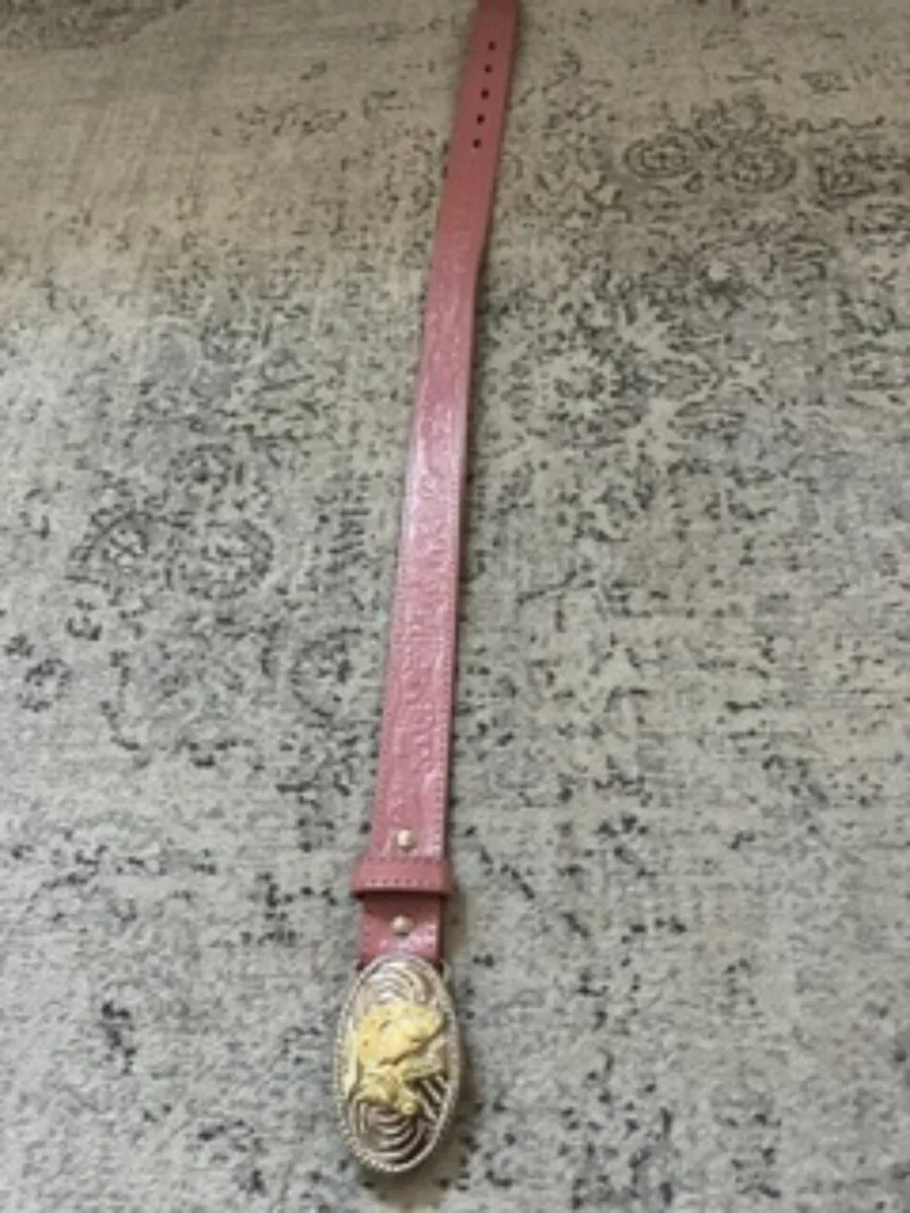 🧡3/$15 Nocona Genuine Leather Pink Belt